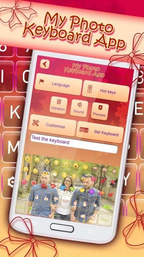 Tema Keyboard dengan Foto Anda screenshot 5