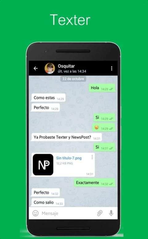 Texter Messenger Para Telegram screenshot 5