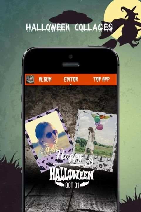Halloween photo collage скриншот 7
