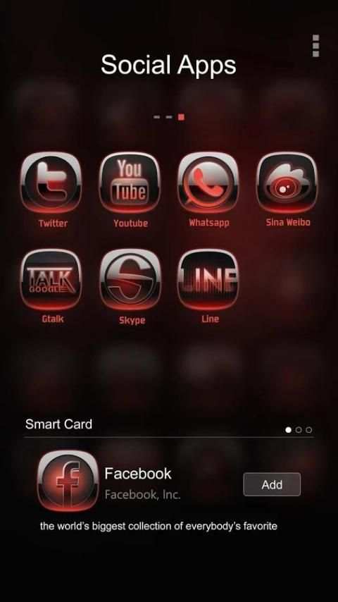 CoreTechnology GOLauncherTheme 3 تصوير الشاشة