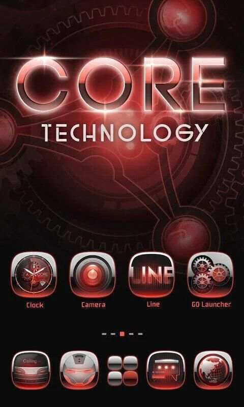 CoreTechnology GOLauncherTheme 6 تصوير الشاشة