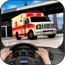 In Car Ambulance Drive आइकन