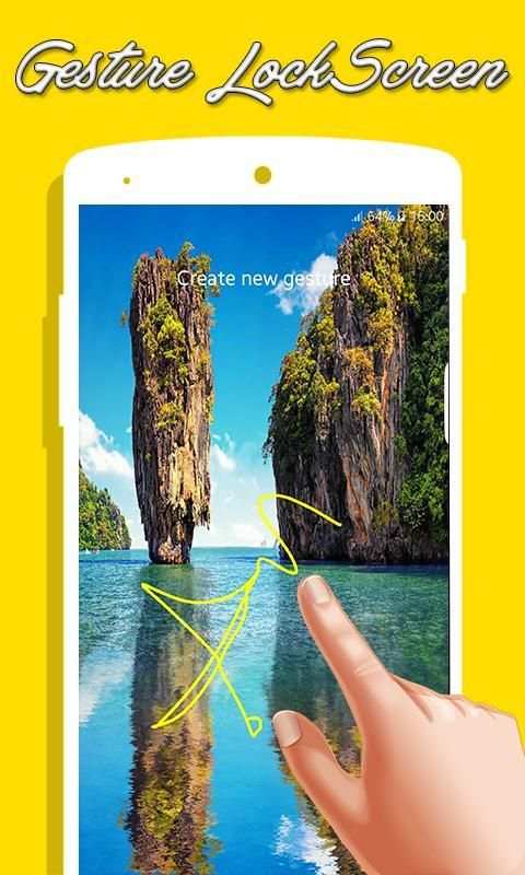 Gesture Lock Screen 3 تصوير الشاشة