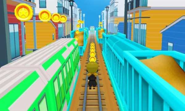 Subway Ninja Kids Run screenshot 4