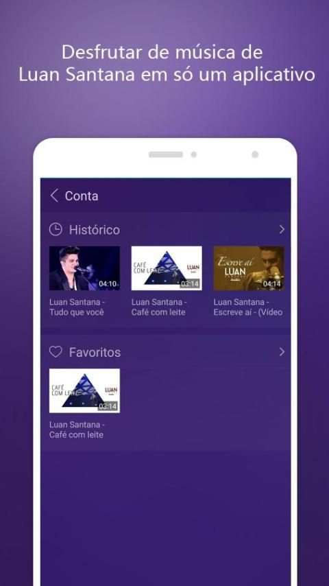 Luan Santana – música e vídeos screenshot 1