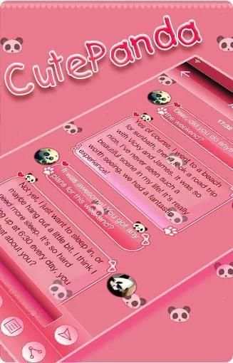 Keyboard Panda Pink screenshot 2