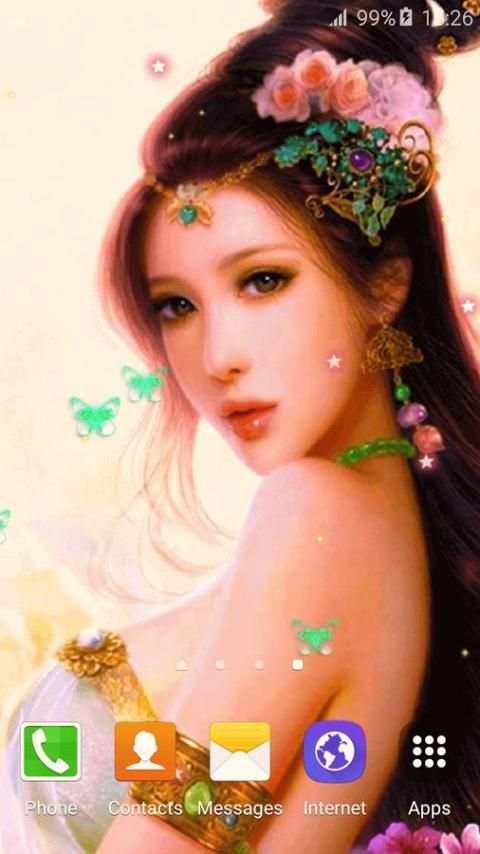 Cute Princess Live Wallpaper screenshot 6