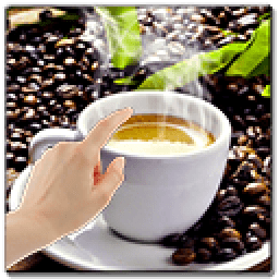 Кофе прокосновение к воде иконка