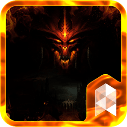 Fire Diablo Launcher theme أيقونة