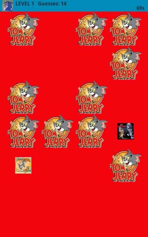 Tom and Jerry Memory Game скриншот 2