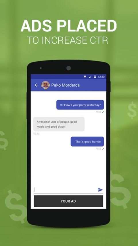 Chat app for Android screenshot 1