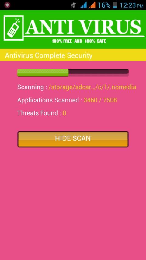 Antivirus Pro скриншот 1