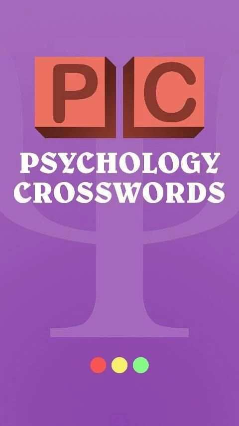 Psychology Crosswords 12 تصوير الشاشة