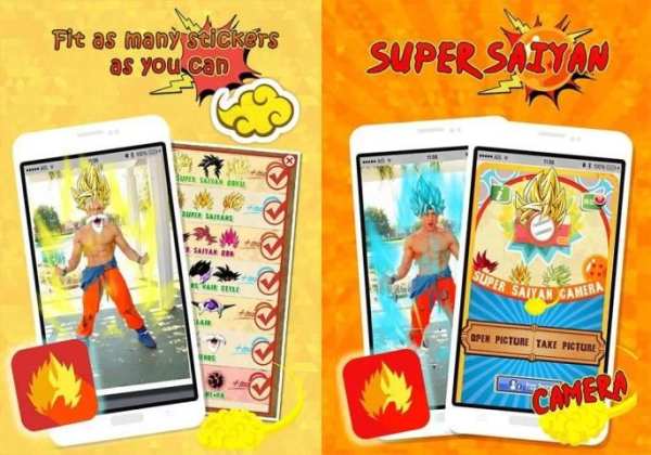 Super Saiyan Photo Editor PRO 2 تصوير الشاشة