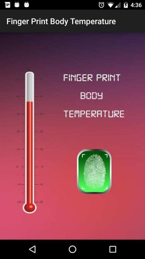 Finger Print Body Temperature 3 تصوير الشاشة