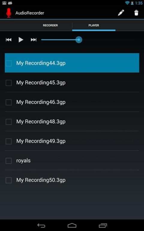 Audio Recorder скриншот 1