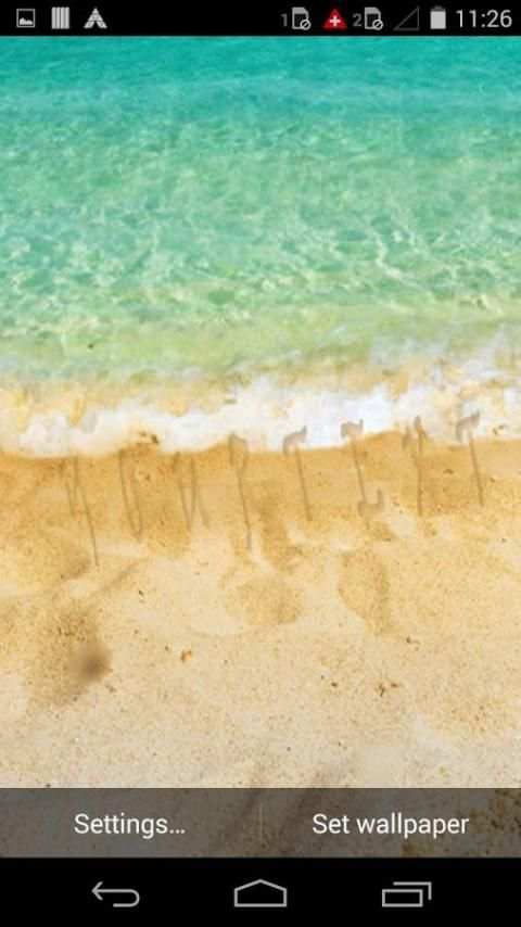 My Name Wallpaper On Sand screenshot 3