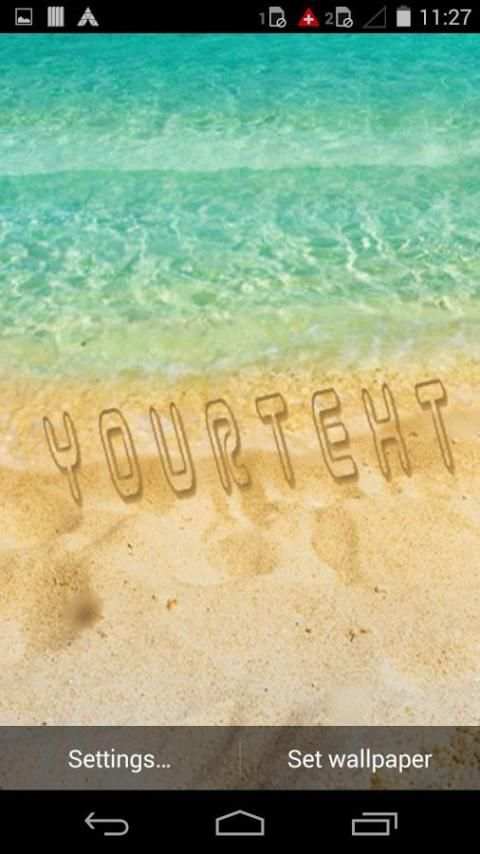My Name Wallpaper On Sand screenshot 5