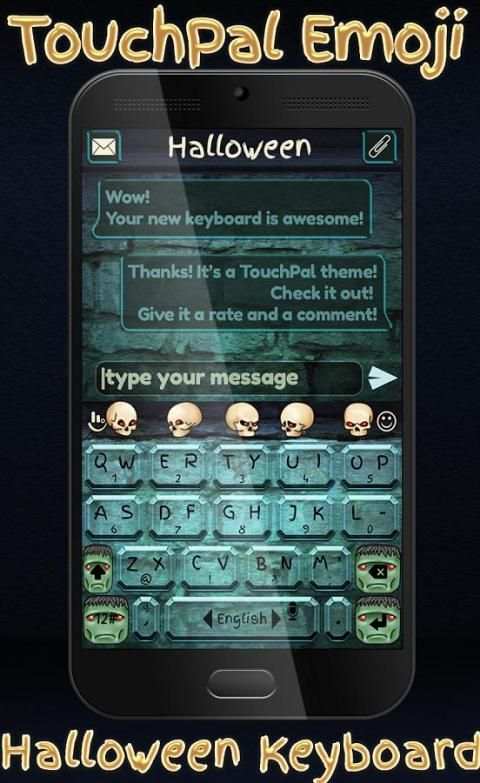 TouchPal Emoji Halloween screenshot 1