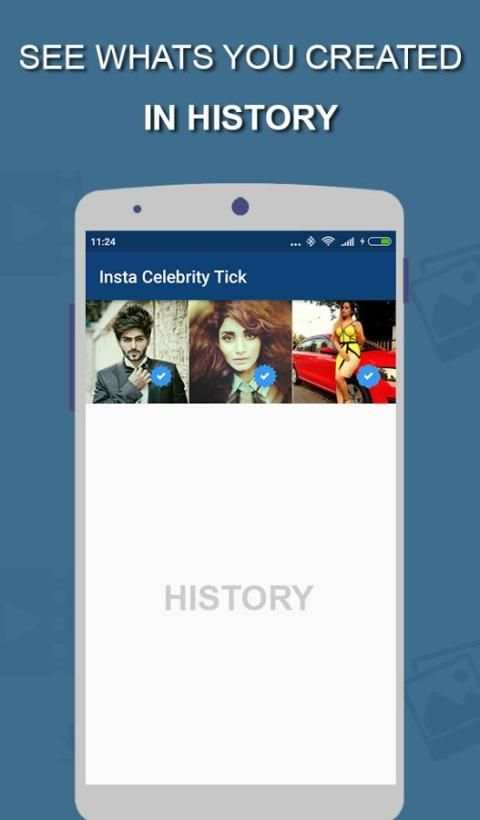 Insta Celebrity Tick Dp Maker screenshot 2
