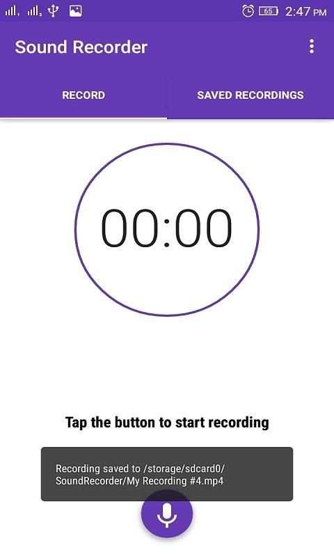 Sound Recorder - Recorder screenshot 1