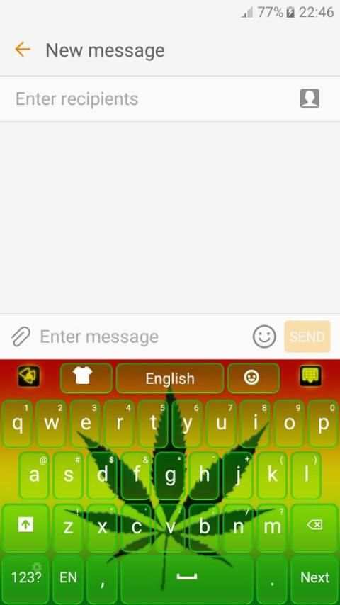 Weed Reggae Keyboard screenshot 7