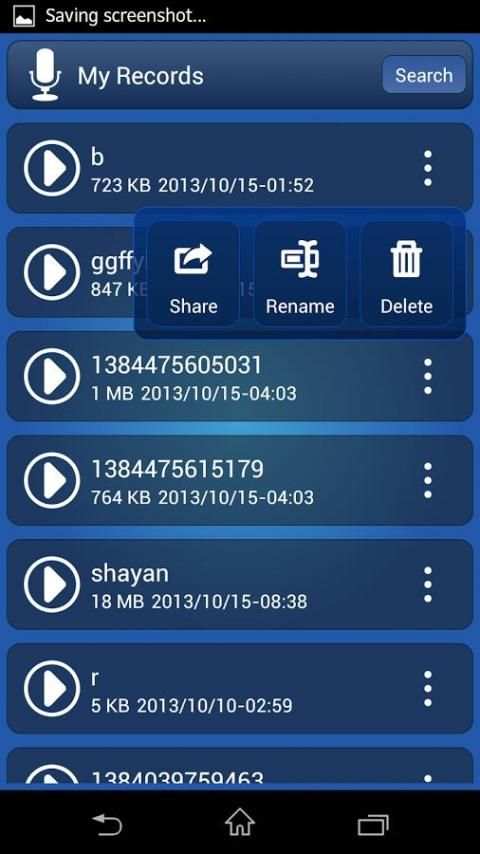 Recordroid screenshot 5