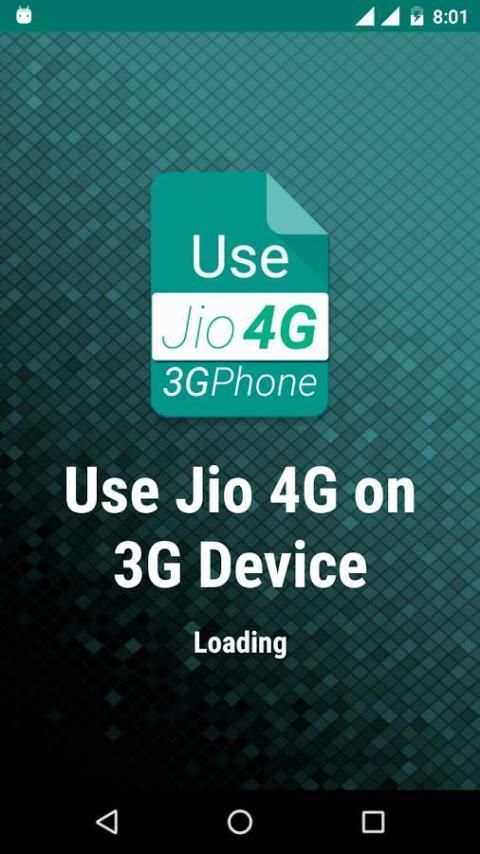 Use 4G on 3G Phone Jio VoLTE 3 تصوير الشاشة