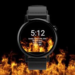 WatchFace- Live Fire Wallpaper