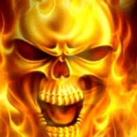 #Hot Fire Skull Live Wallpaper