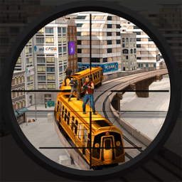 ikon Nembakin Teroris di Kereta