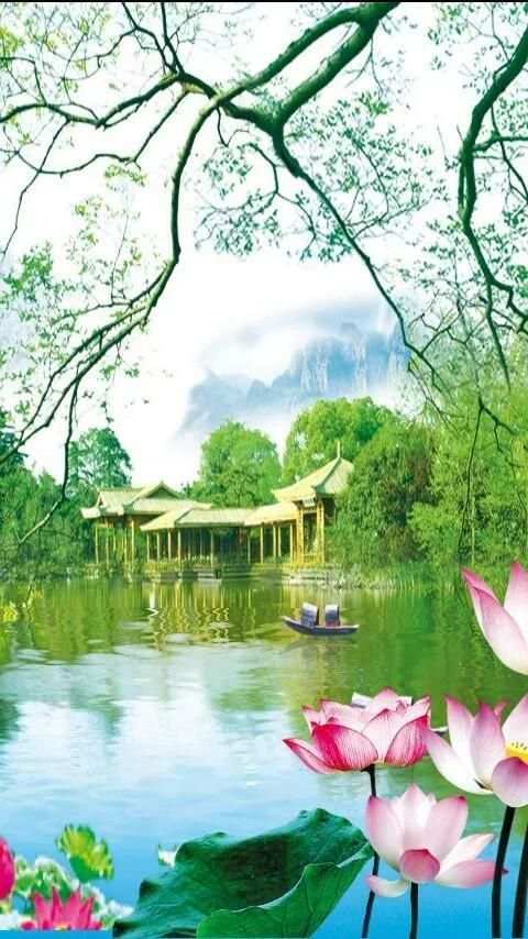Lotus Ponds 3D Live Wallpaper स्क्रीनशॉट 2