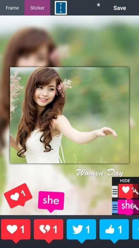 Women day Photo Frames 3 تصوير الشاشة