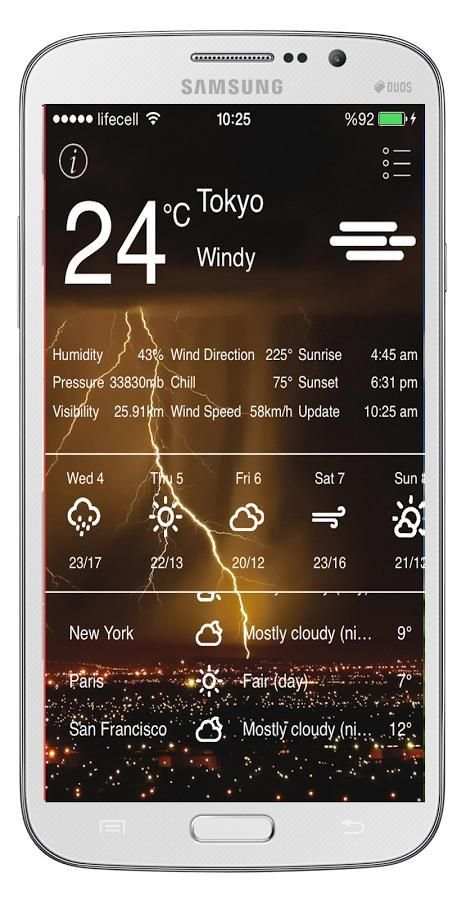 Weather App 10 Days Forecast स्क्रीनशॉट 2