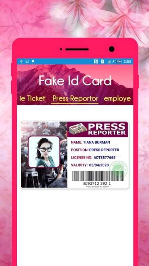 Fake ID Card Maker скриншот 1