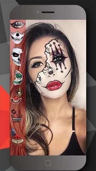 Scary Face Mask Camera Editor скриншот 3