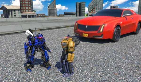 Mini Police War Robot screenshot 5