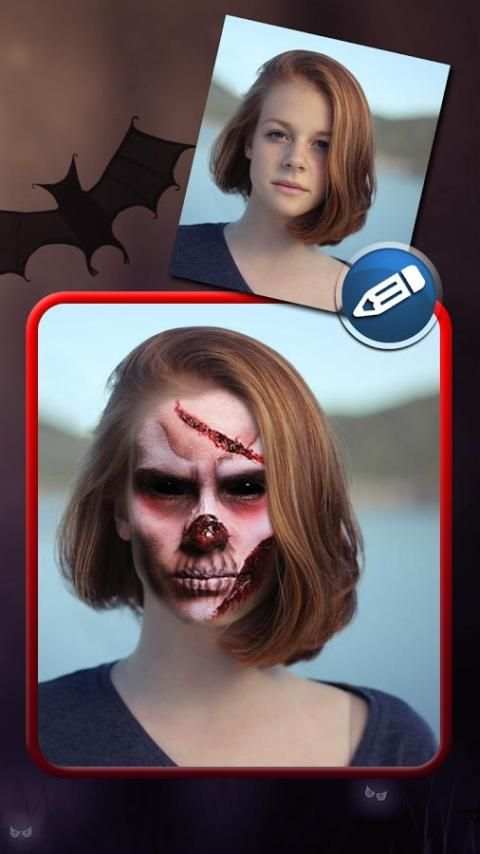 Halloween Foto Editor screenshot 4