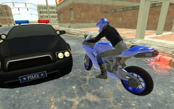Motorbike vs Cop Car Chase screenshot 5