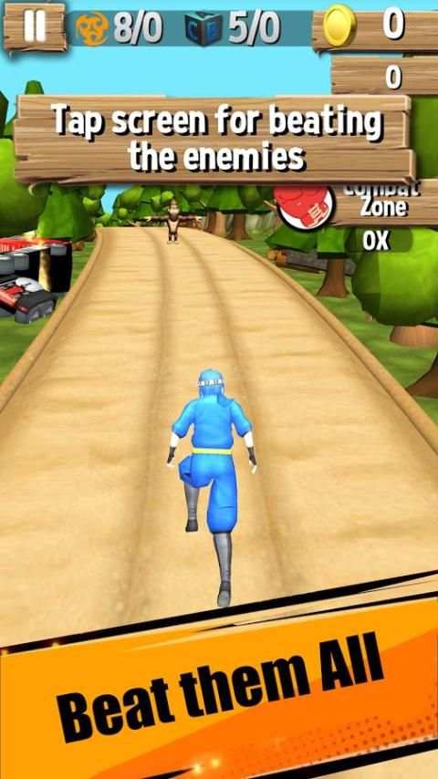 Hattori Games : Subway Ninja screenshot 1