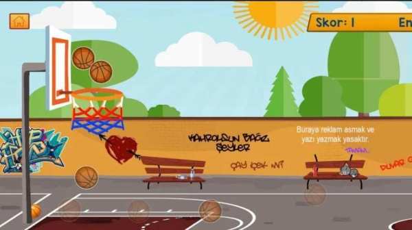 Basket Atma Oyunu 3 تصوير الشاشة