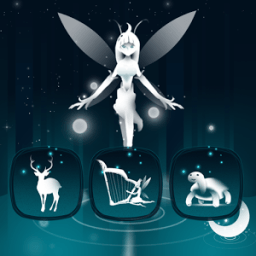 ikon tema hutan fantastis