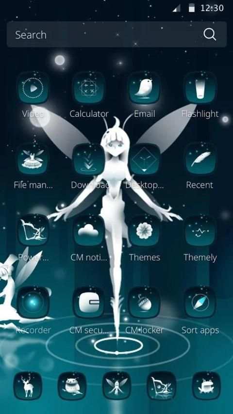 tema hutan fantastis screenshot 2
