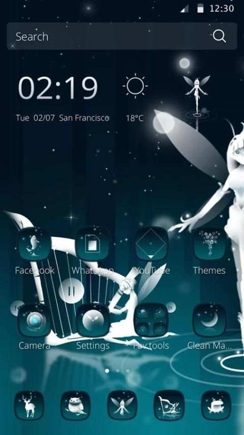 tema hutan fantastis screenshot 3