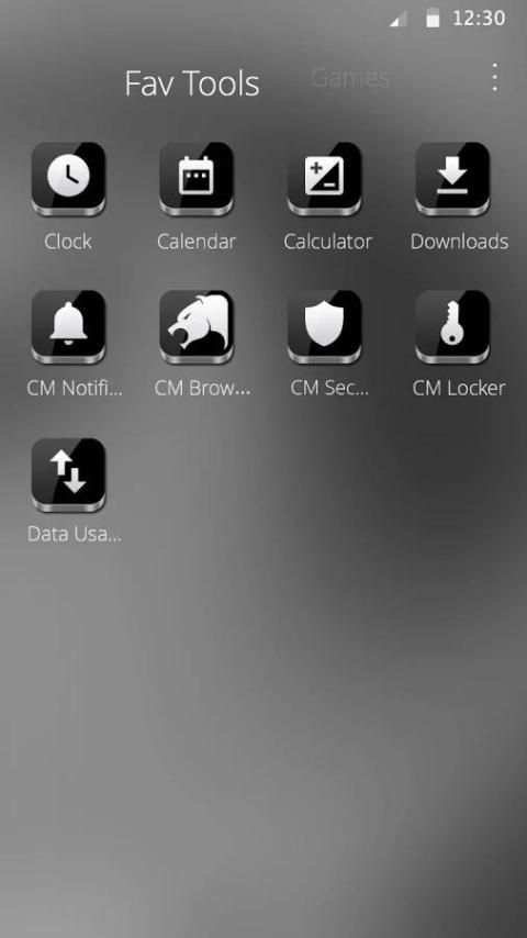 Metallic Theme screenshot 1