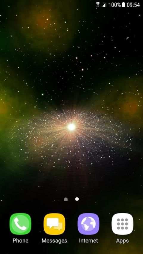 Galaxy 3D Live Wallpaper स्क्रीनशॉट 4