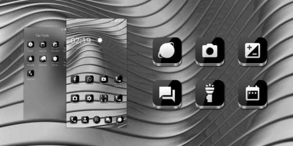 Metallic Theme screenshot 4