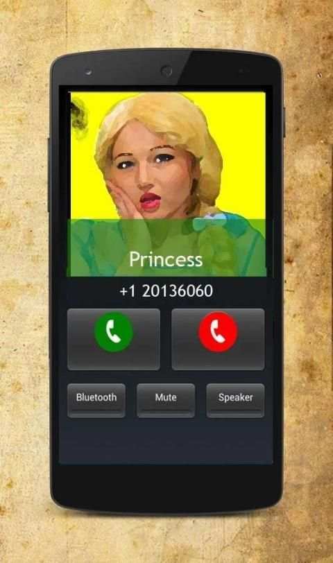 Fake Call Princess स्क्रीनशॉट 2