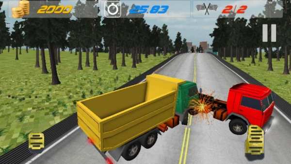 Truck: Racing 3D 1 تصوير الشاشة