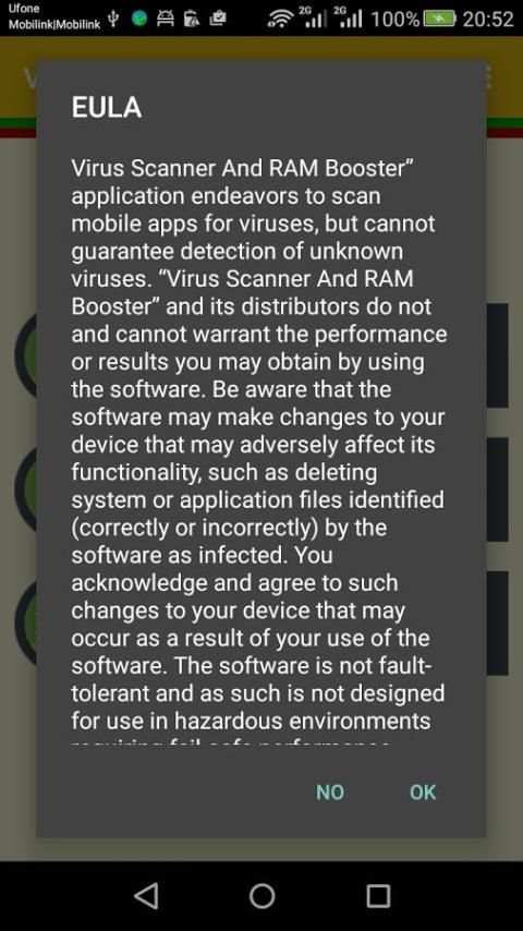 Virus Scanner And RAM Booster स्क्रीनशॉट 2
